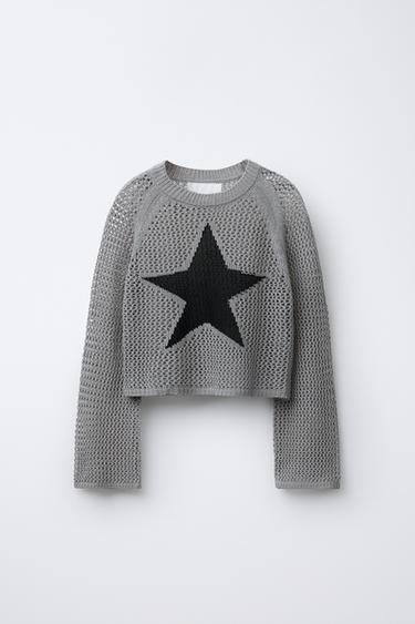 JERSEY RED ESTRELLA - Gris medio de Zara