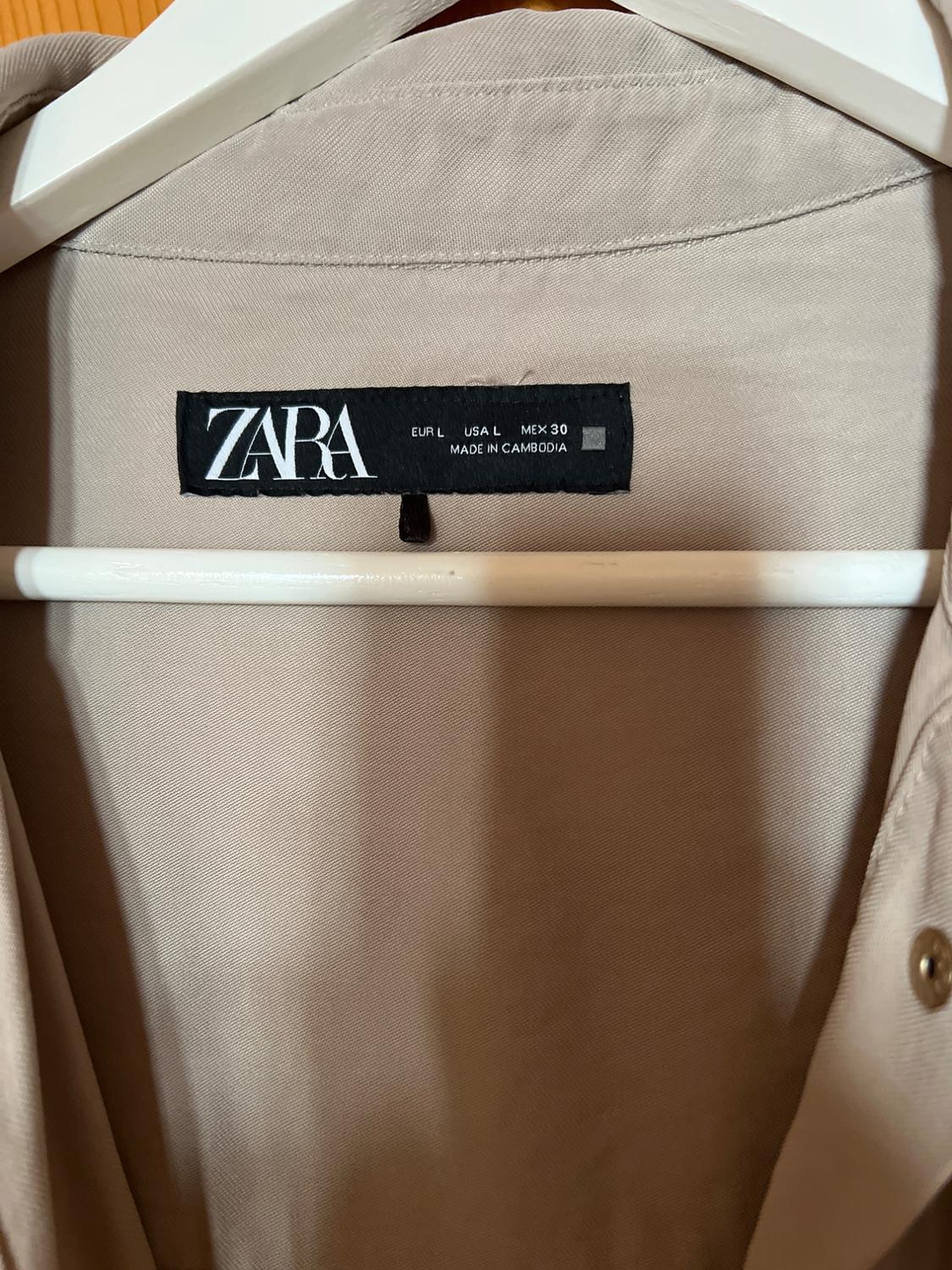 OVERSHIRT WITH DRAWSTRING WAIST - Image 2