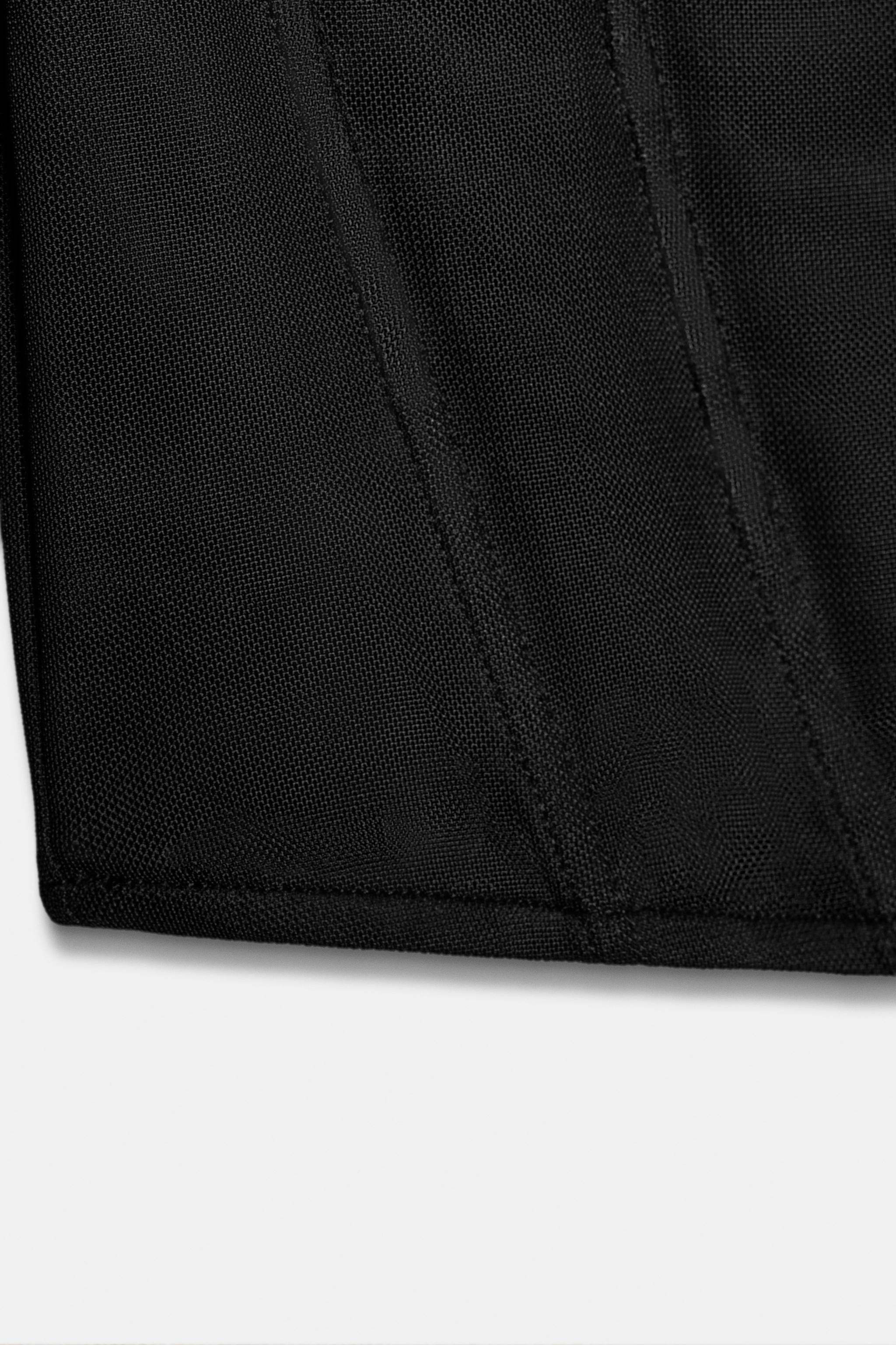 TOP ASYMÉTRIQUE DRAPÉ TULLE
