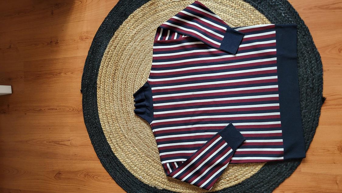 STRIPED POLO NECK JUMPER - Image 2