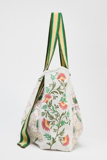 FANTASY FABRIC MAXI SHOPPER - Multicoloured by Zara - Image 2