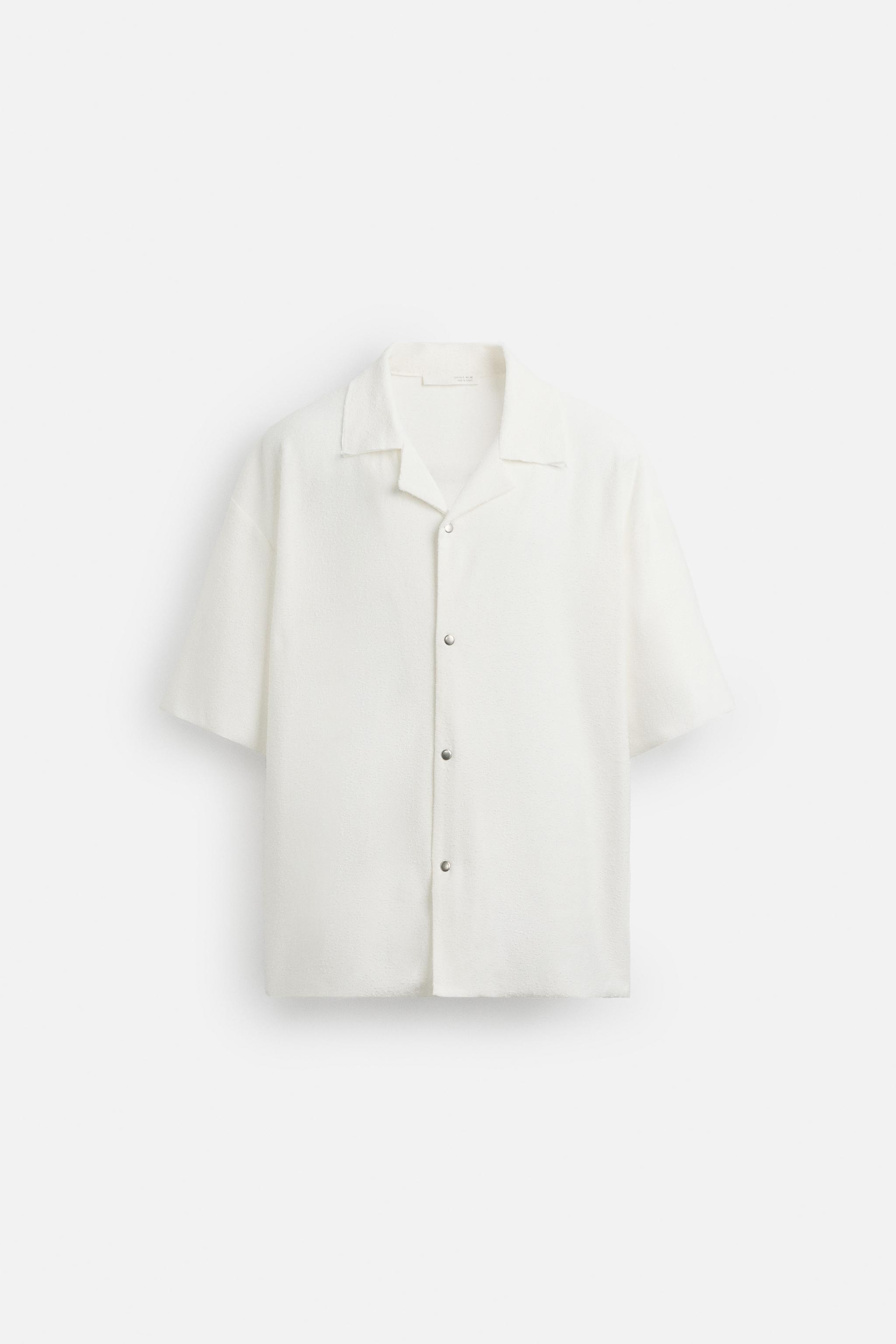 RELAXED FIT TEXTURED SHIRT