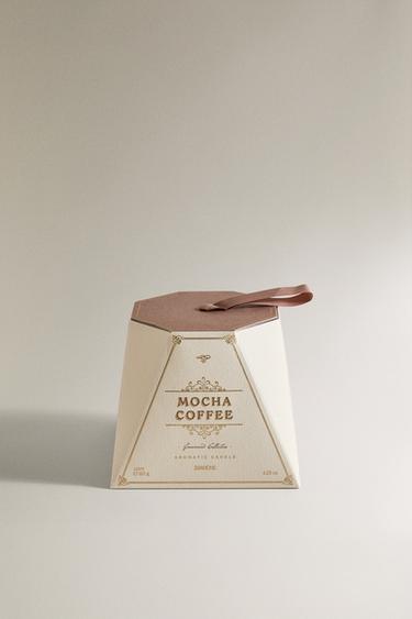 (120 G) MOCHA COFFEE SCENTED CANDLE - chocolate by Zara - Image 3
