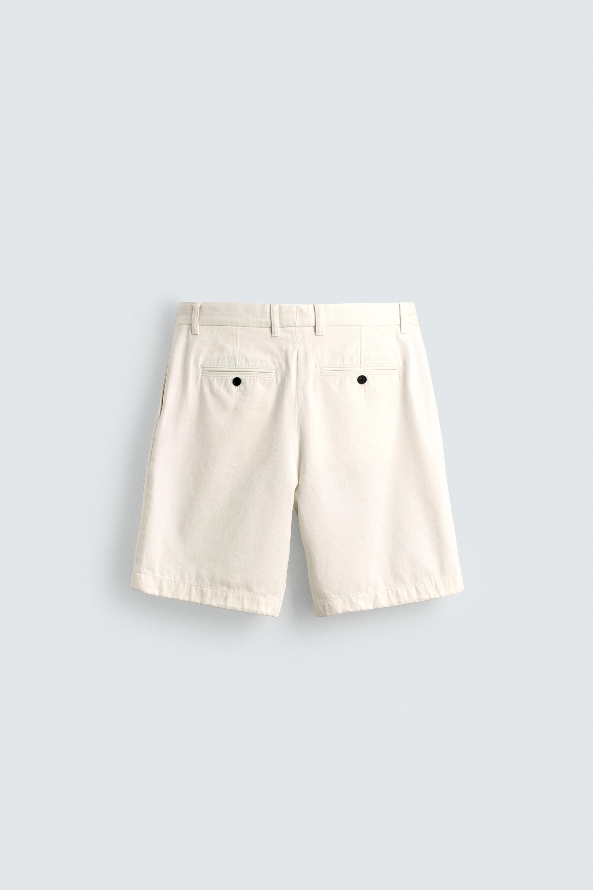 BERMUDA COUPE DÉCONTRACTÉE PLIS AARON LEVINE X ZARA