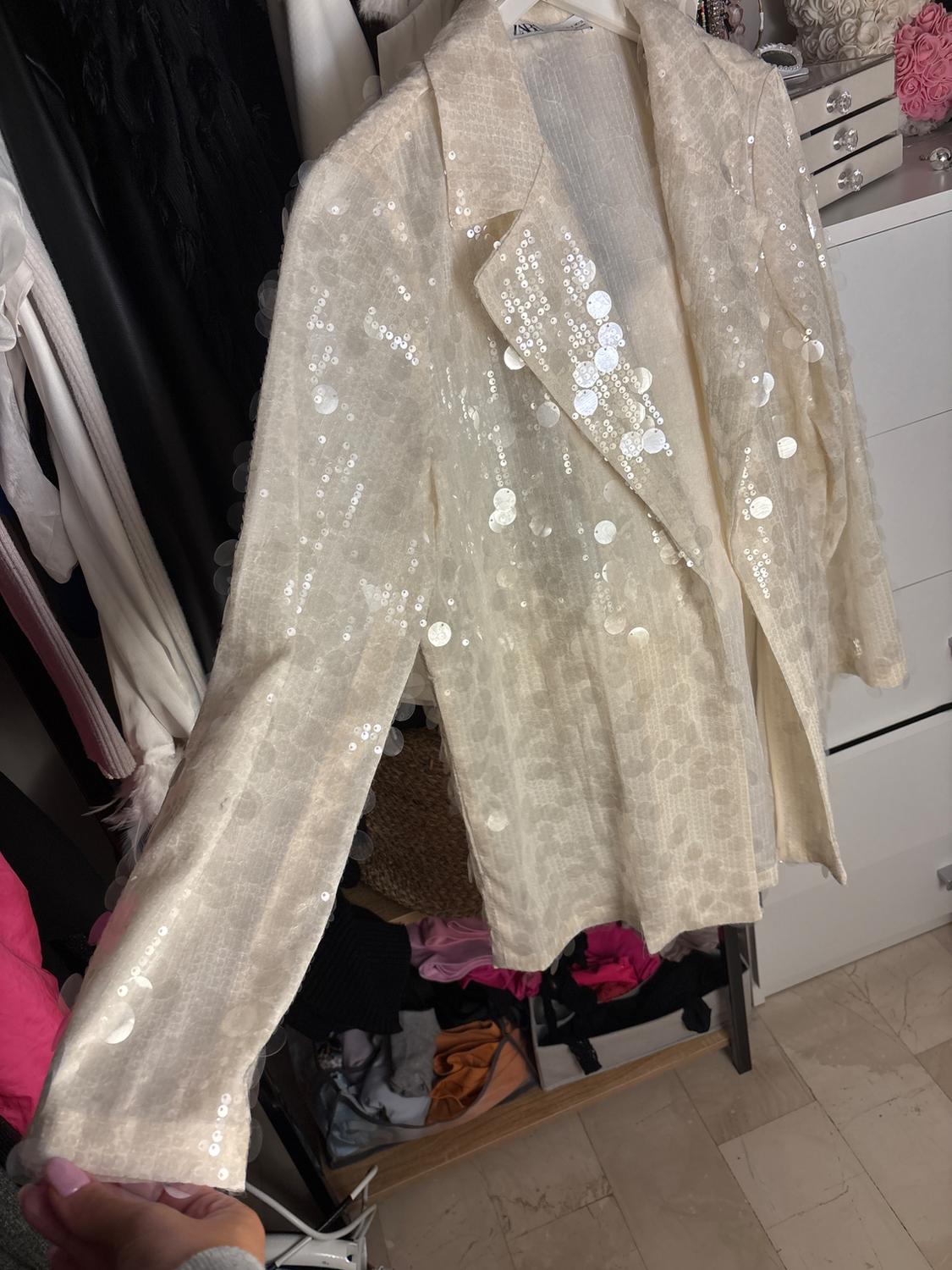 OPEN BLAZER WITH SEQUINS - Image 7