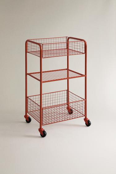 Zara KIDS’ IRON ORGANIZER CART - Reddish - Image 0