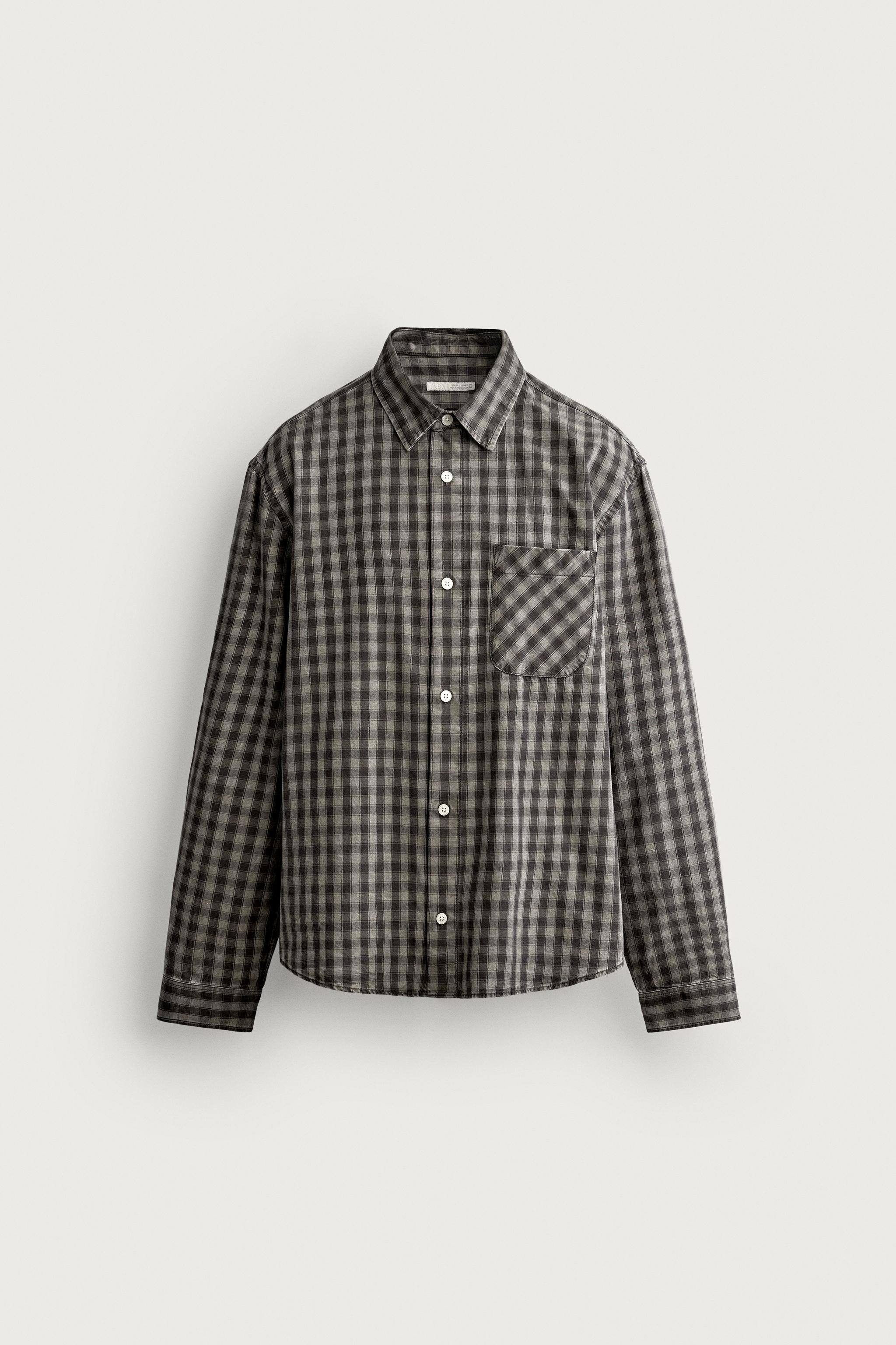 CHEMISE REGULAR FIT LYOCELL - COTON