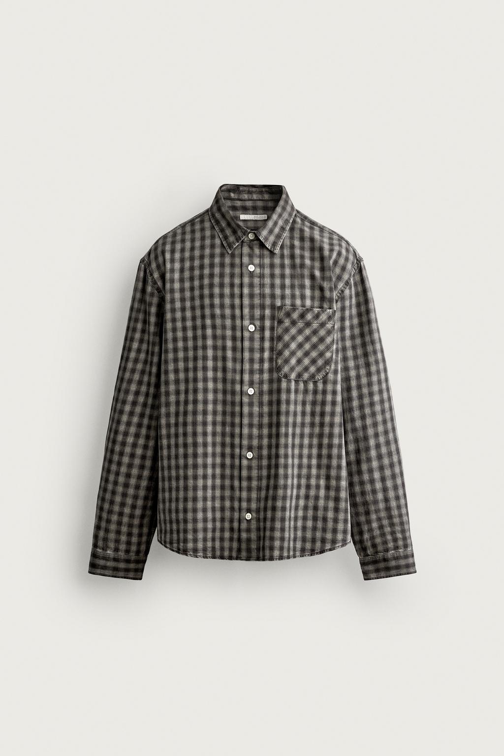 REGULAR FIT LYOCELL/COTTON SHIRT
