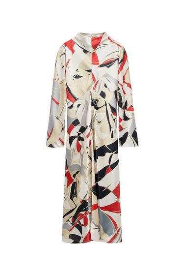 ZW COLLECTION PRINTED MIDI DRESS