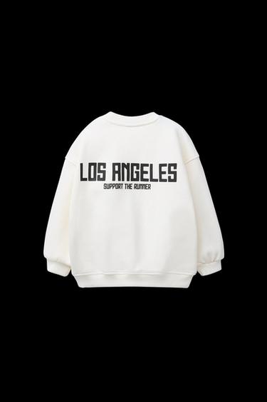 SWEATSHIRT MIT PRINT - Eis von Zara