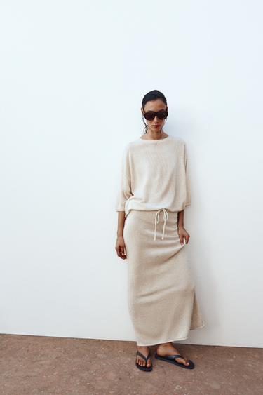 FALDA MIDI PUNTO - Arena / Vigoré de Zara