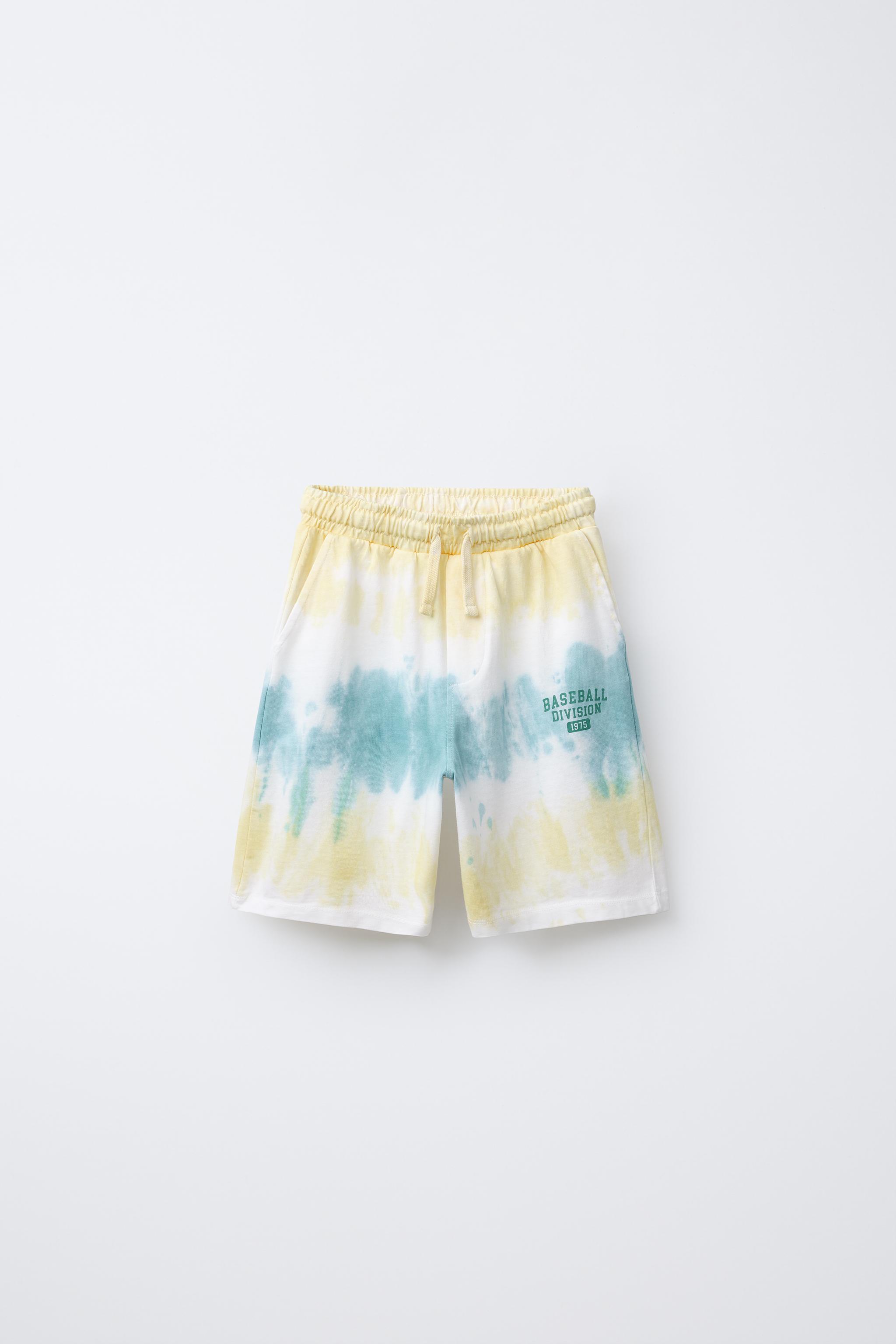 TIE-DYE JOGGING BERMUDA SHORTS - Multicolored | ZARA United