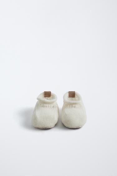 CASHMERE BOOTIES - Ecru White by Zara - Image 0