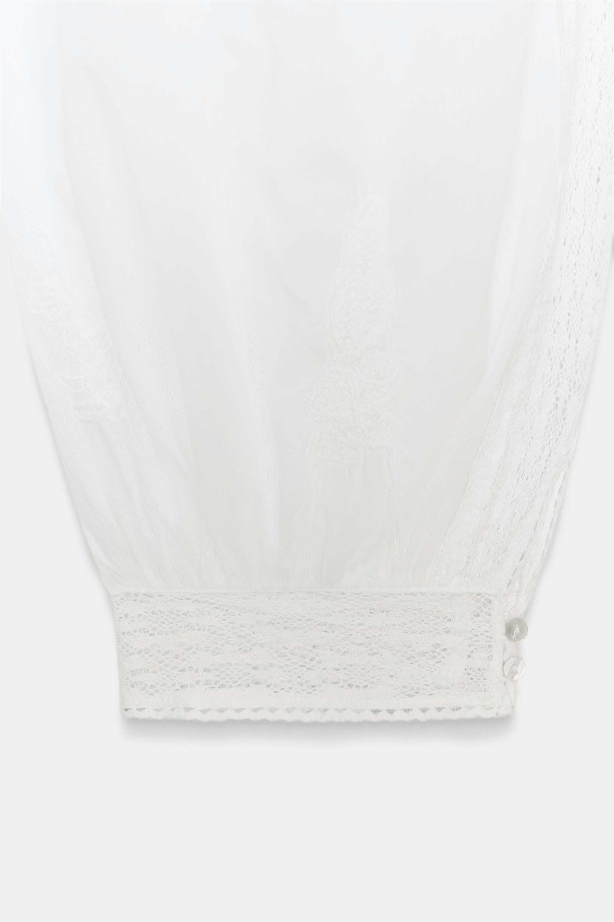 PANTALON BOUFFANT BRODERIES ZW COLLECTION