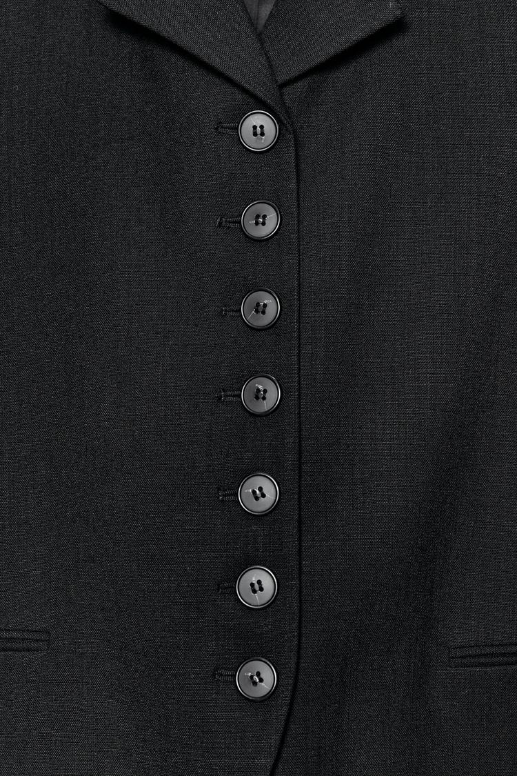 Blazer recto con botones Colección ZW 7