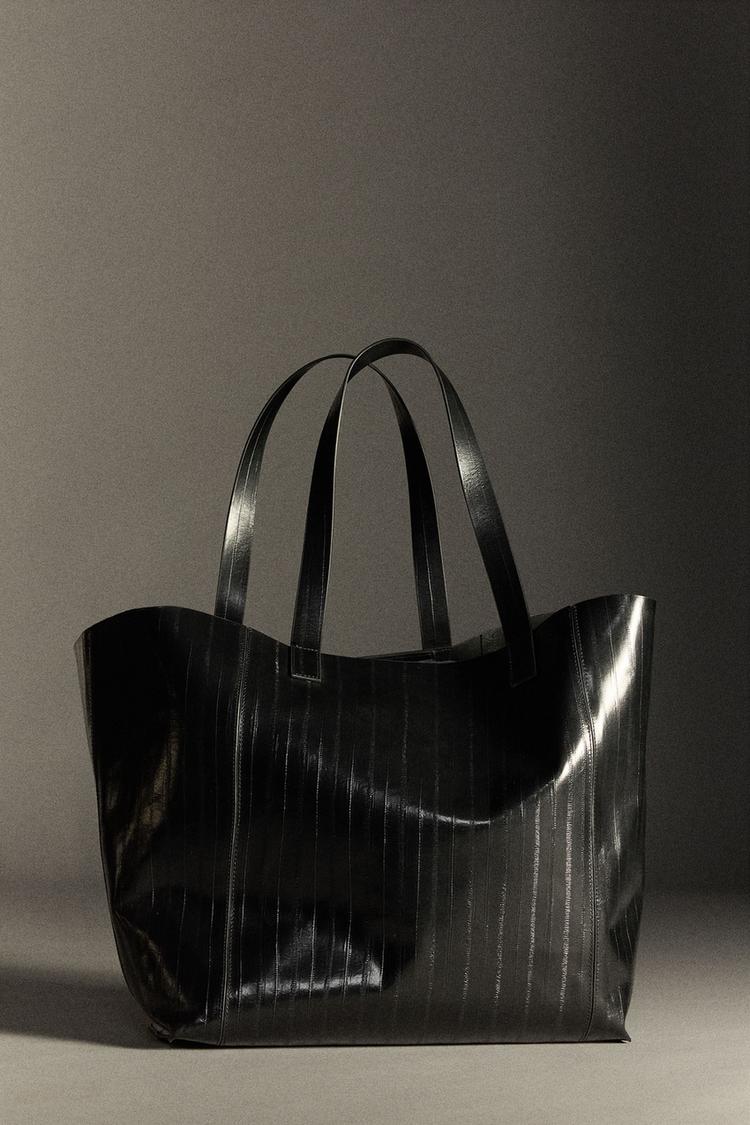 Bolso shopper piel