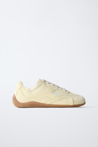 PASTEL TRAINERS - Yellow by Zara
