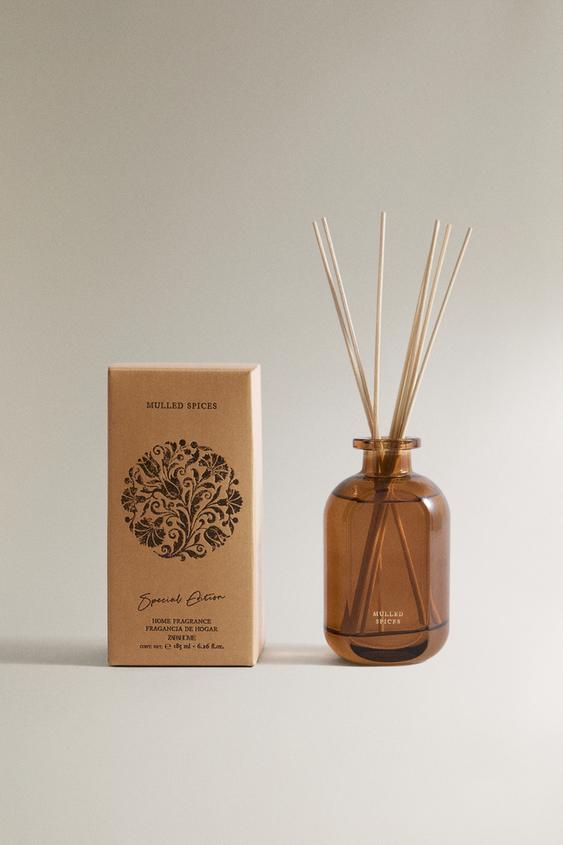 (185 ML) DIFUSOR DE AMBIENTE COM VARETAS MULLED SPICES - Avermelhado da Zara - Imagem 0