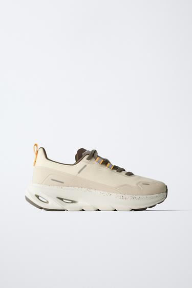 Zara SNEAKERS WITH SOLE DETAIL - Off White
