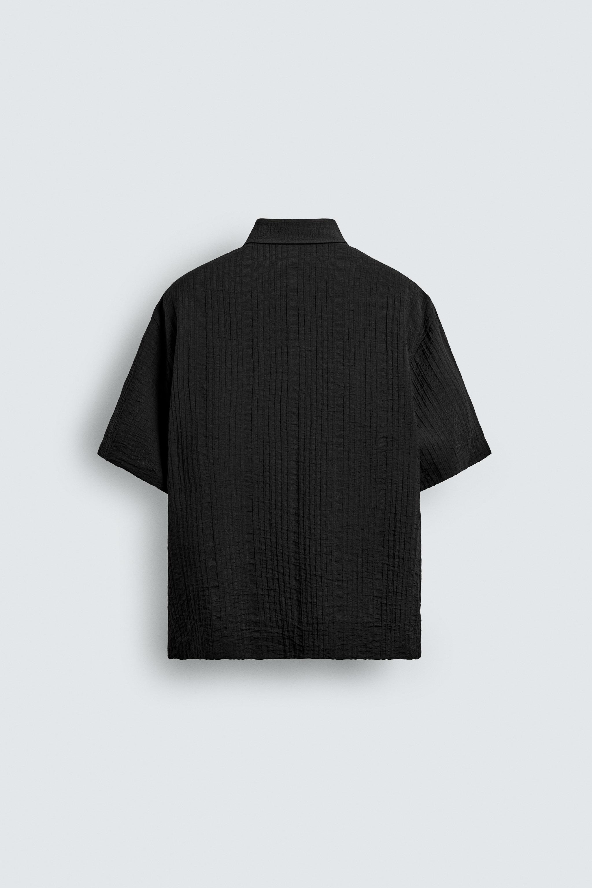FLUID EMBOSSED TEXTURE SHIRT