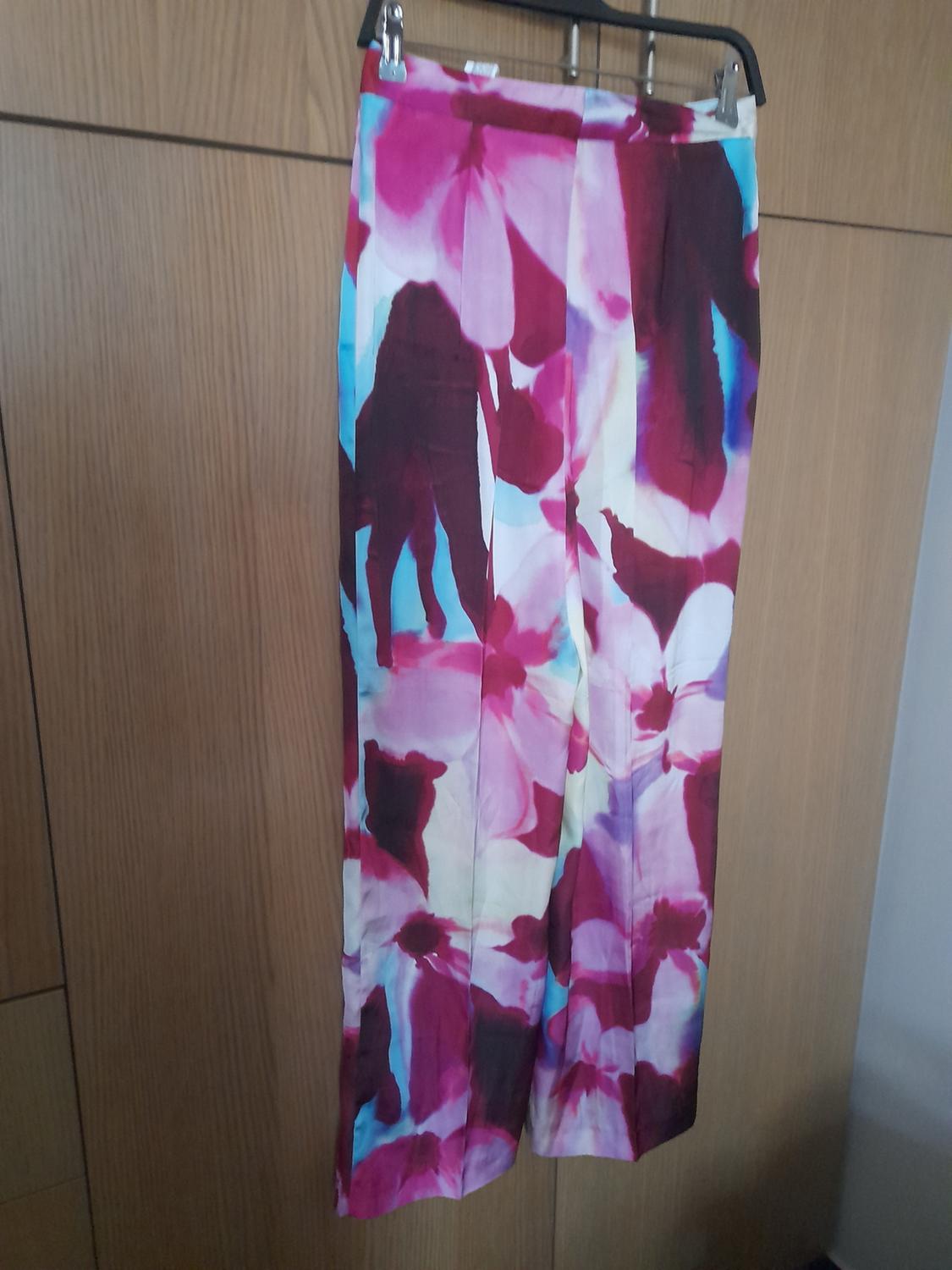 SATIN PRINTED TROUSERS - Image 3