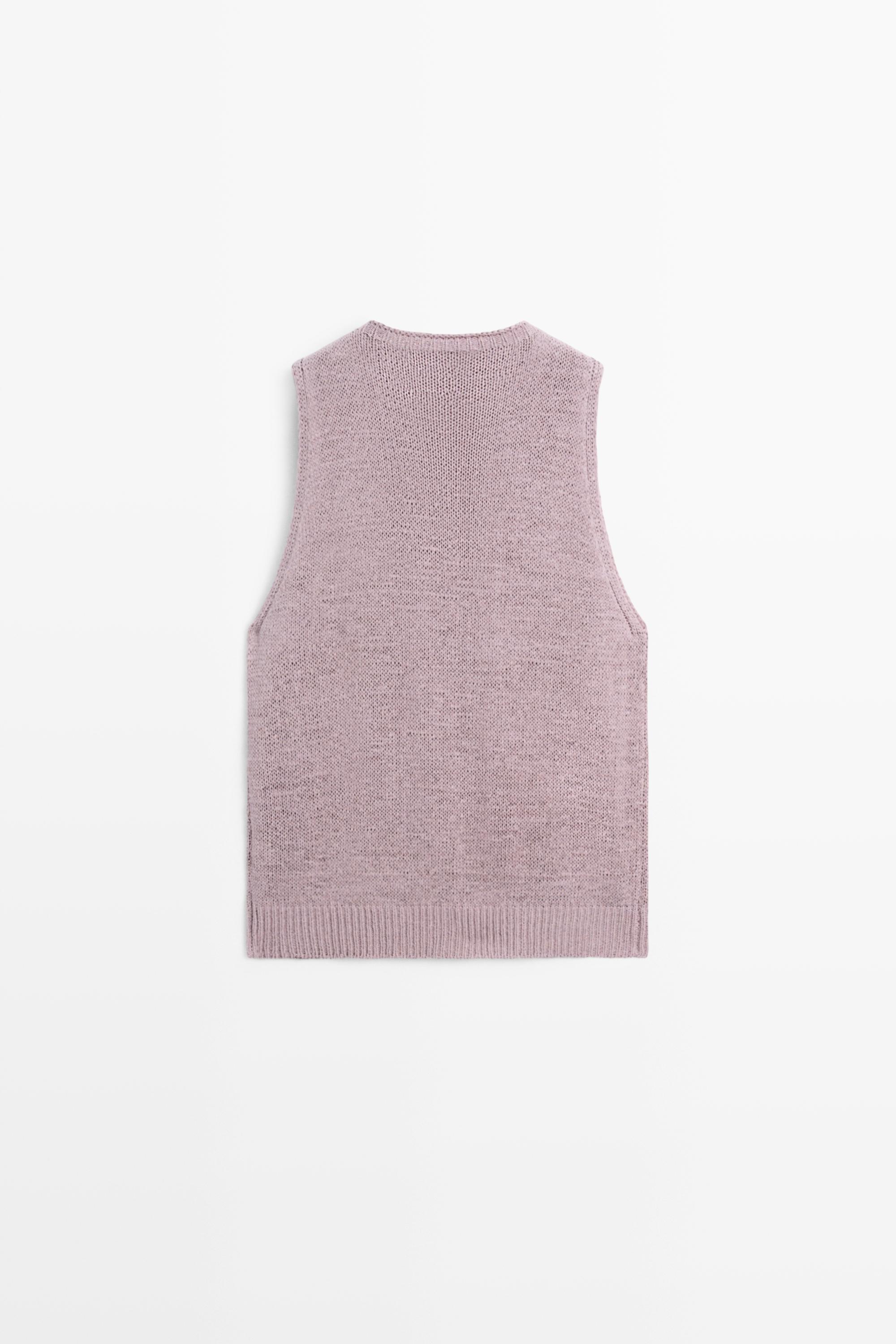 Top en maille encolure américaine soie - STUDIO