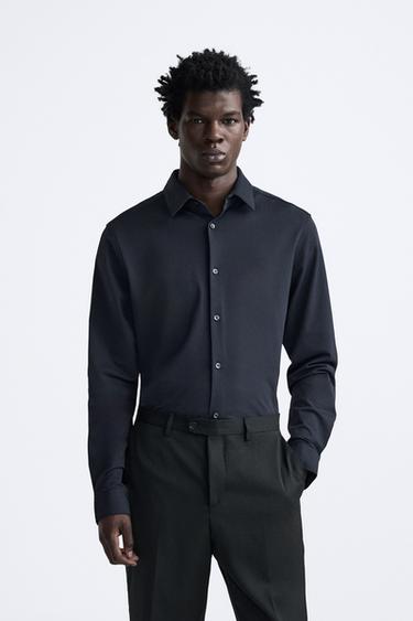 ZARA COLLECTON Men Solid Formal Grey Shirt - Buy ZARA COLLECTON