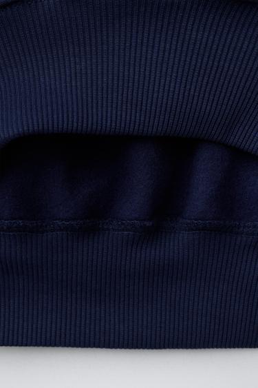 STAR STUDDED HOODIE - Blue by Zara - Image 3