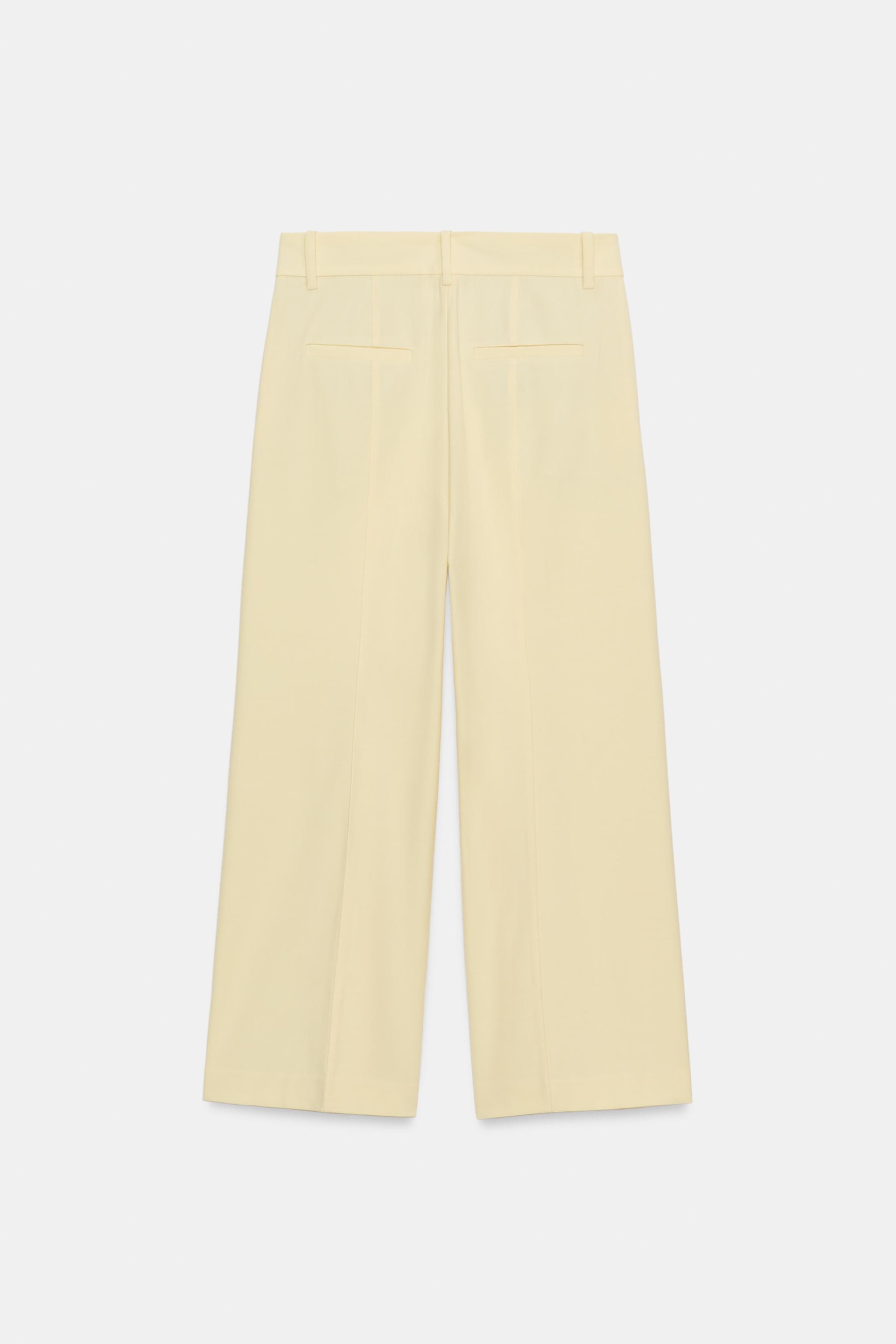 Zara ZW COLLECTION KISA PAÇA PANTOLON görsel 5