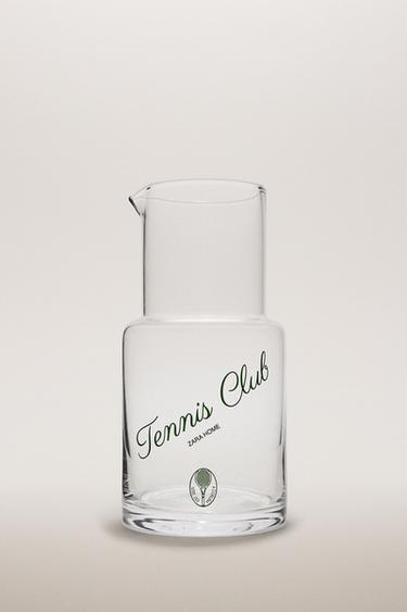 TENNISKANDE I GLAS - grøn fra Zara