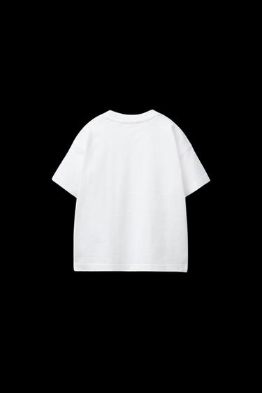 Zara PLAIN POCKET T-SHIRT - White