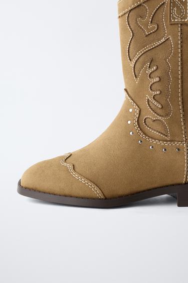 COWBOY BOOTS - Brown by Zara - Image 6