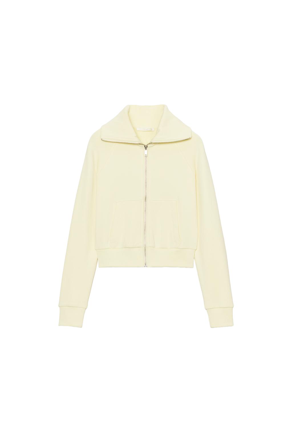 Zip-Up Plush Jacket - Yellow by Zara