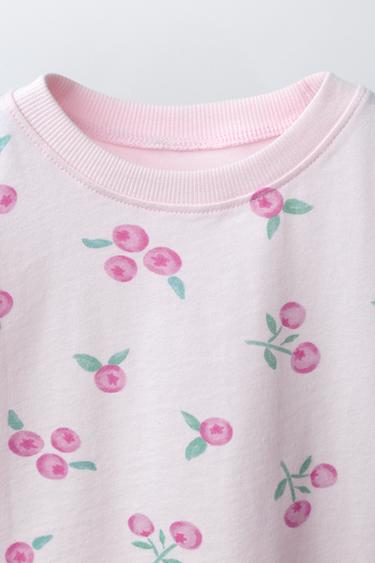 1 1/2-6 YEARS/ CHERRY PRINT PYJAMAS - Pink by Zara - Image 5