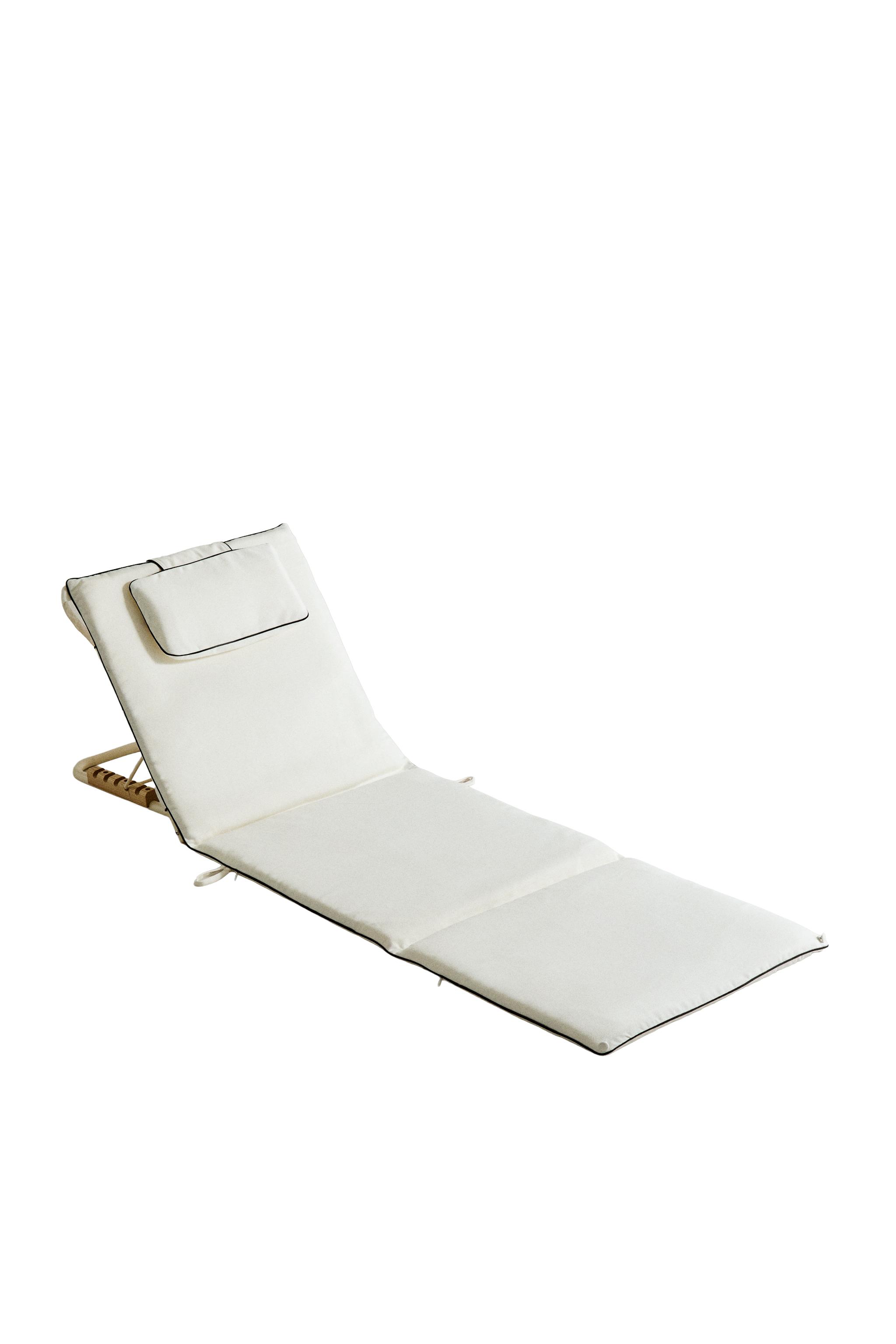 FOLDABLE FLOOR BEACH LOUNGER - Blue | ZARA United States