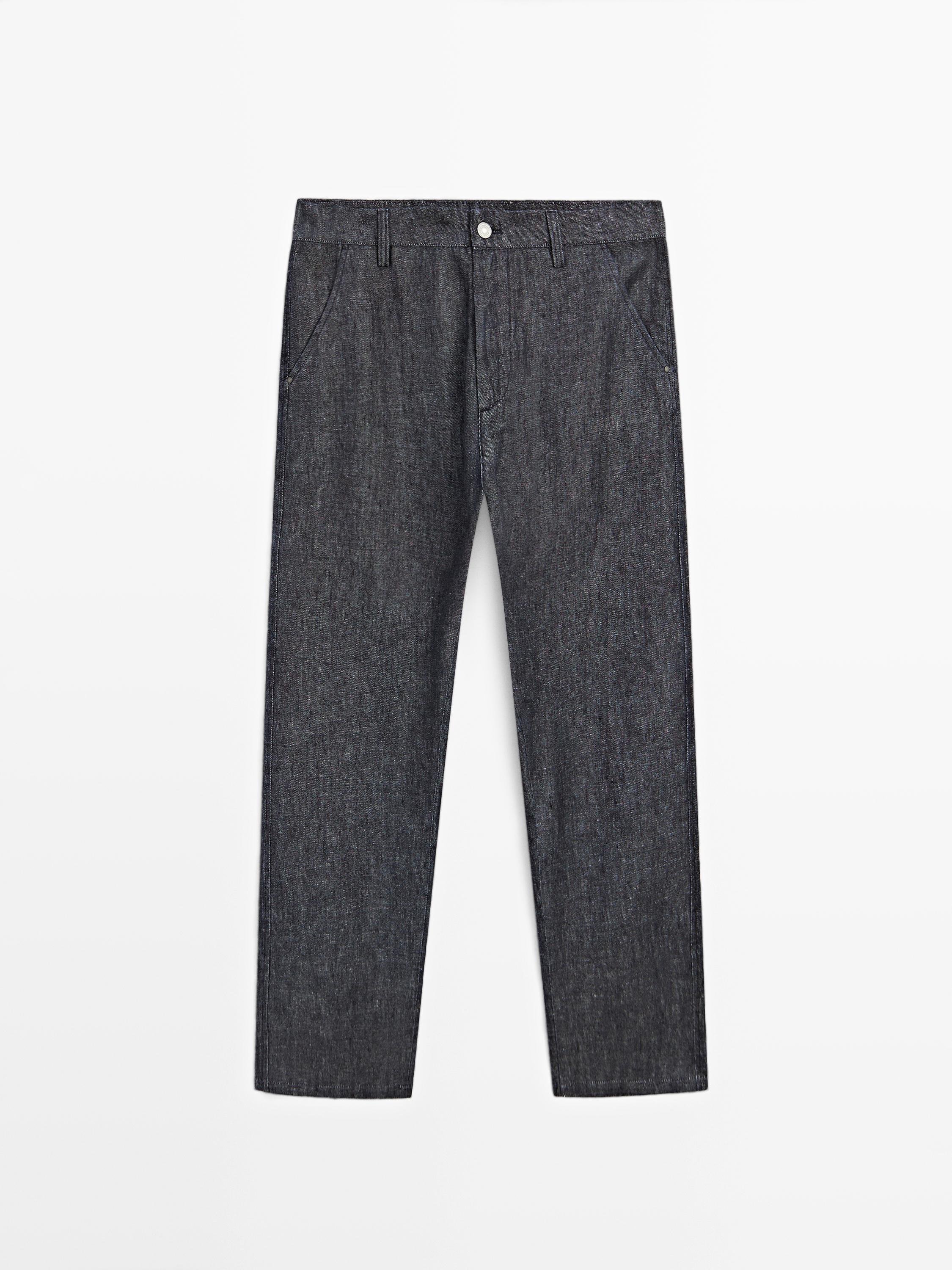 Lightweight relaxed fit jeans