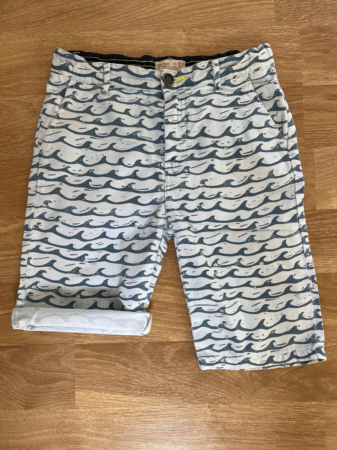 WAVE PRINT BERMUDA SHORTS - Image 3