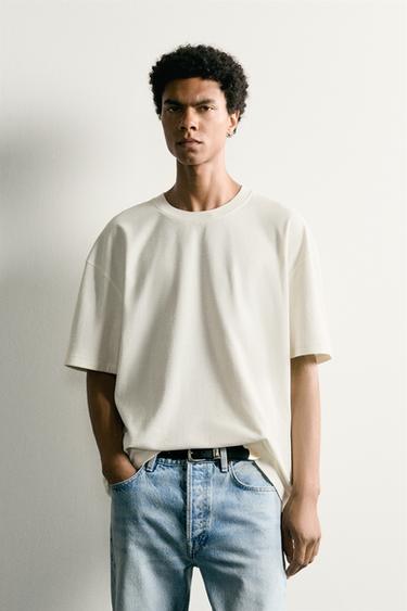 RELAXED FIT ՎԵՐՆԱՇԱՊԻԿ ԿԱՐԻ ԴԵՏԱԼՈՎ - Սպիտակավուն Zara-ից