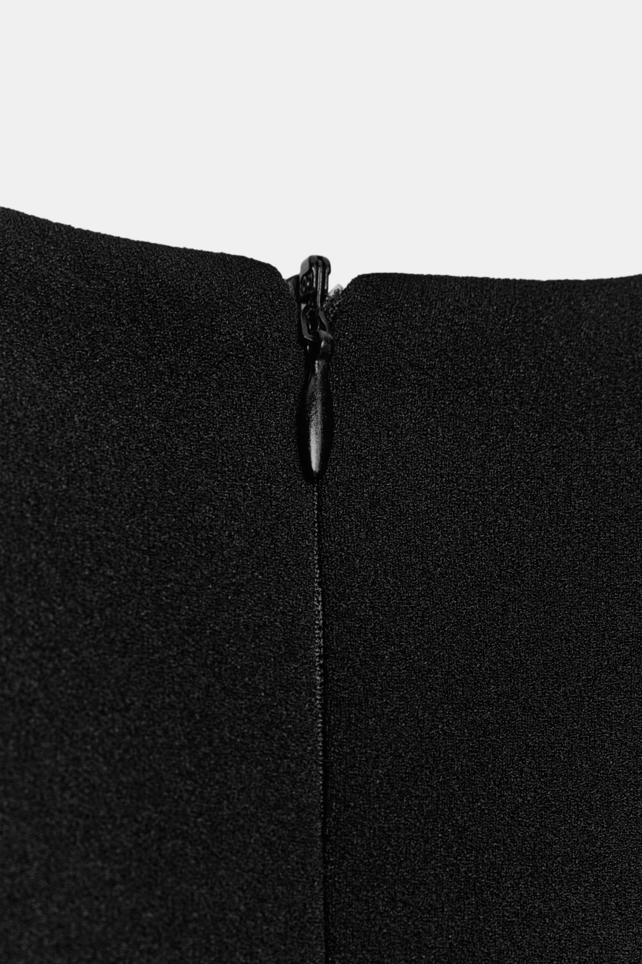Женские платья Zara SHORT SLEEVE MIDI DRESS — фото 9