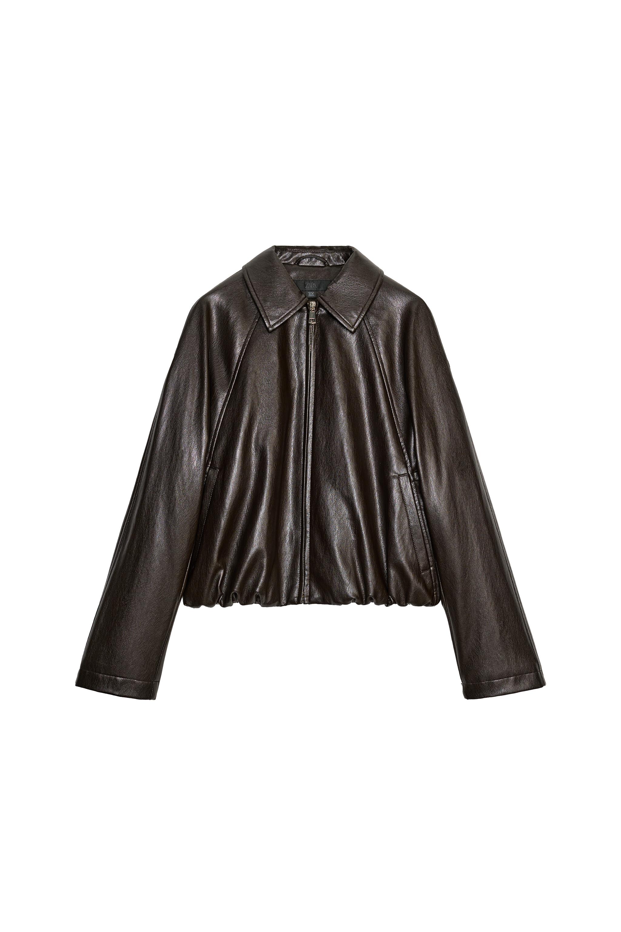 STRAIGHT-FIT BLAZER WITH SHOULDER PADS