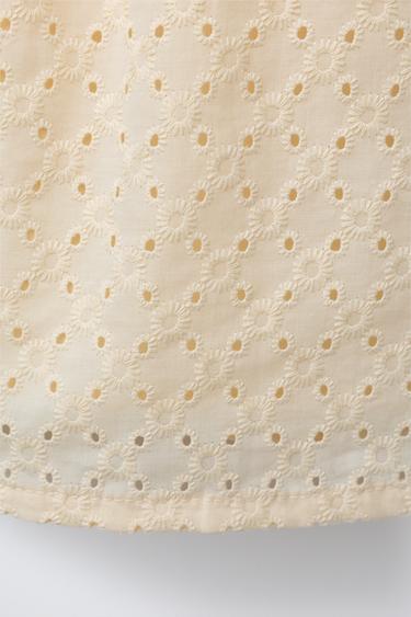 KNITTED DRESS WITH SWISS EMBROIDERY - Butter by Zara - Image 3