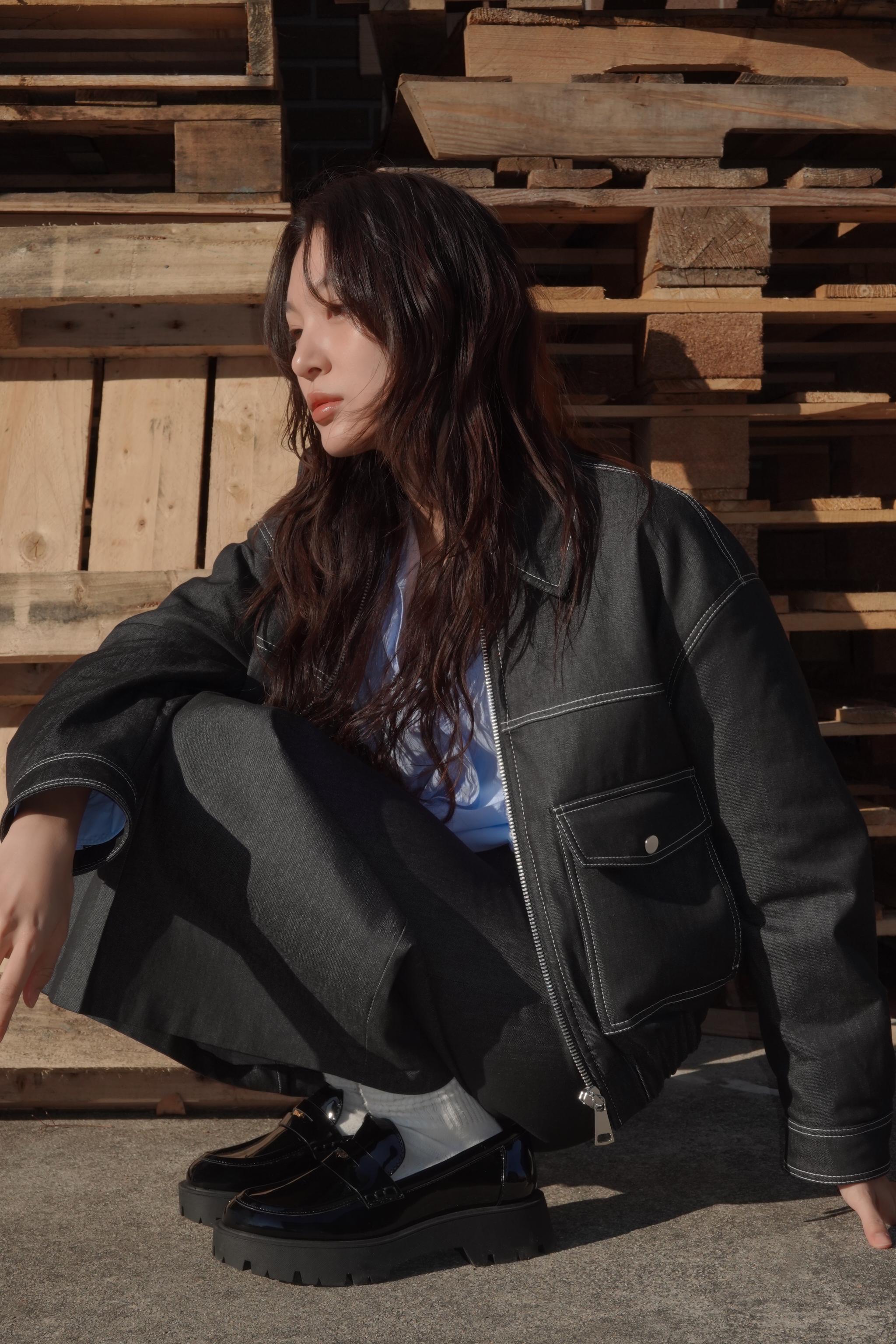 【ZARA】 トラックソールローファー 黒 ブラック ローファー　ザイズ35 トラックソールローファー - ブラック | ZARA Japan / 日本
