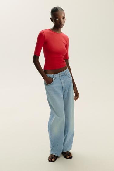 KAUS KATUN PUDAR - Stroberi dari Zara