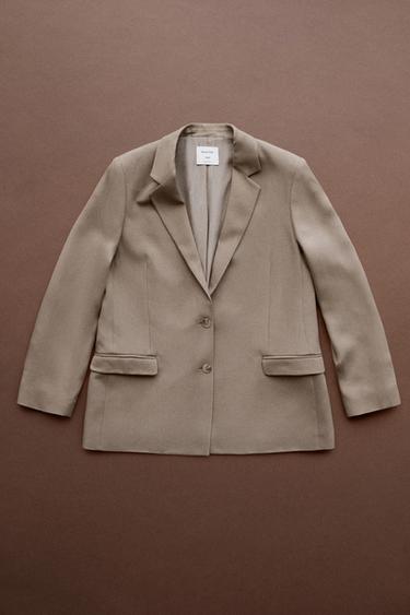 Fluid blazer - STUDIO — Stone 1