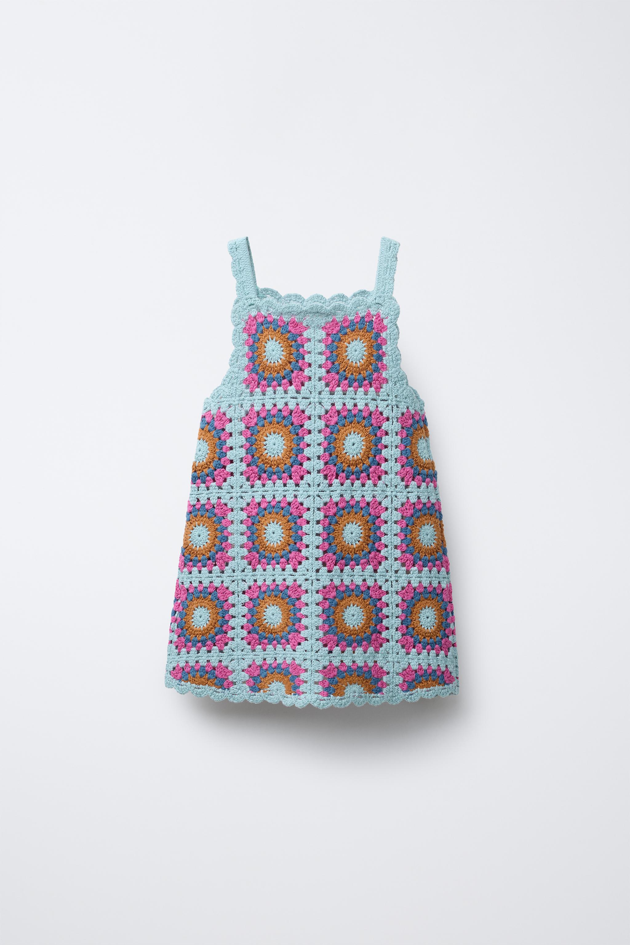 CROCHET KNIT DRESS