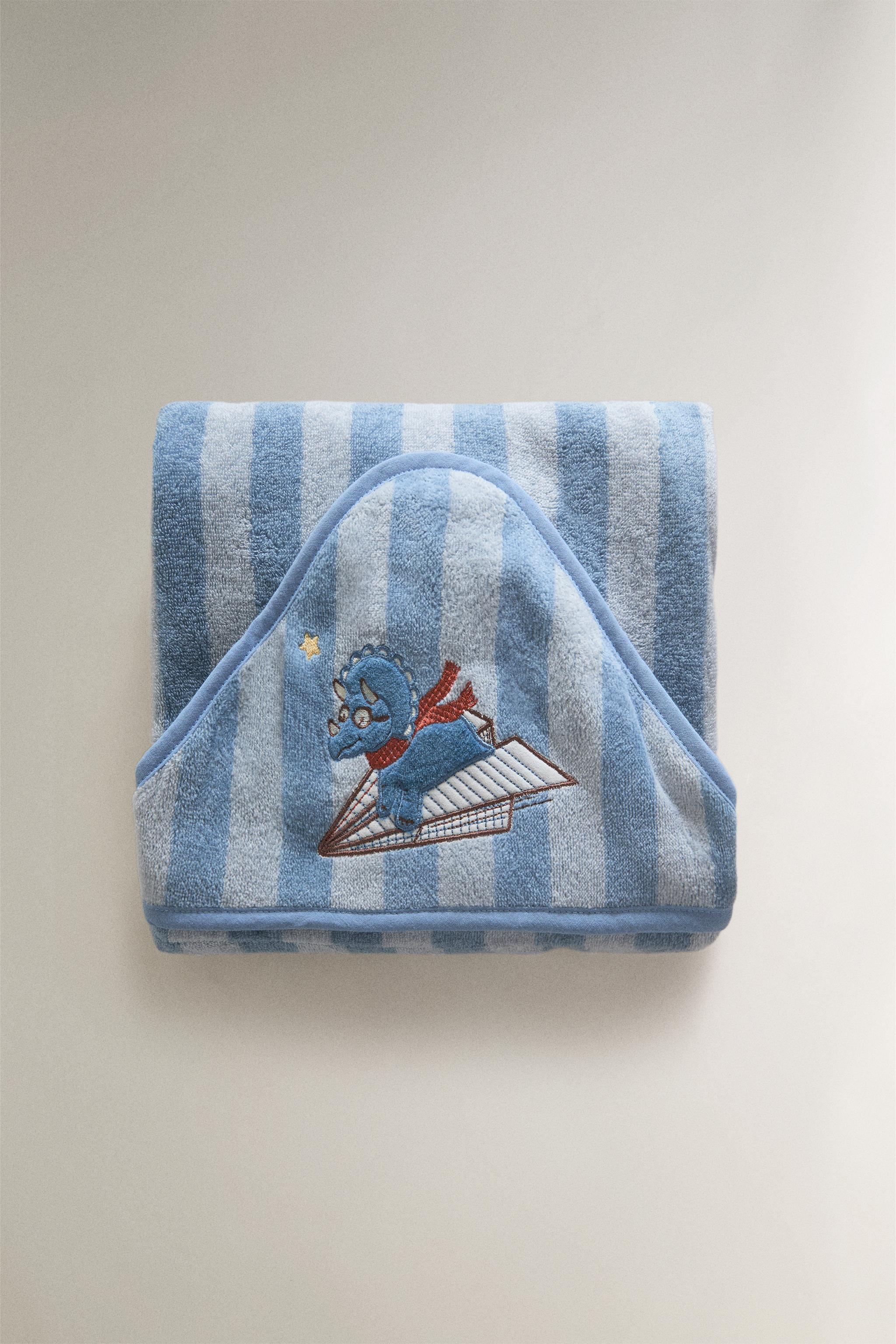 SORTIE DE BAIN À CAPUCHE DINOSAURE ENFANT