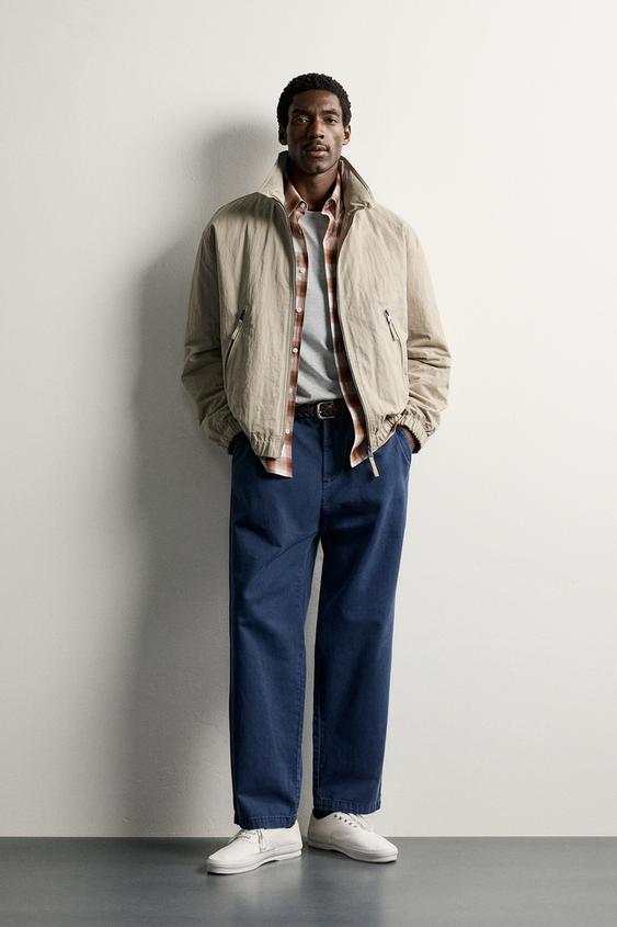 TECHNICAL PADDED HOODIE JACKET - Stone by Zara - Image 0