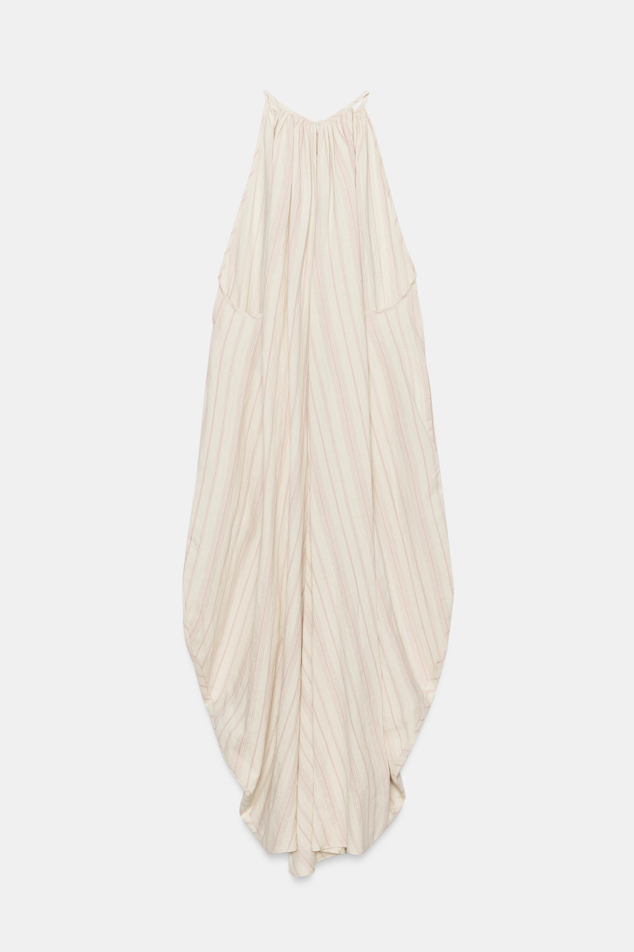 ROBE HALTER EN LIN ZW COLLECTION