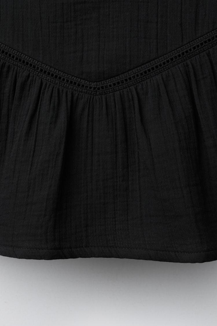 Falda con volantes y puntada escalera 4