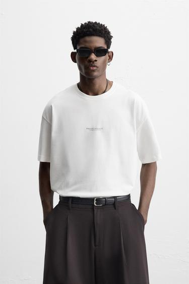 COMBINED PRINT T-SHIRT - White by Zara